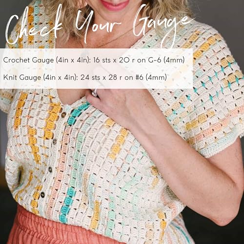 Lion Brand Yarn 24/7 Cotton DK Lightweight Yarn for Crochet, Knitting, Crafts, Cameo, Pink, 1 Pack, Natural Fiber for Soft Shawls, Light Blankets, Summer Projects | Cotton Yarn for Knitting, Crochet, Crafts, Light Weight Fiber for Bags, Blankets, Soft Sha