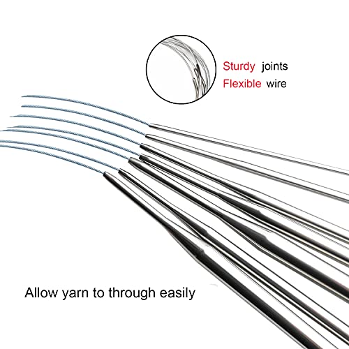 Weabetfu Bamboo Circular Knitting Needle,32-inch Length for Handmade Creative DIY and Any Weave Yarn Projects,US Size 15(10mm) - size: US 15(10mm)