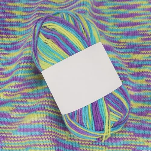 Threads for Knitting Yarn Crochet Yarn Rainbow for Crocheting Knitting Projects(Astronomy) - color: Astronomy