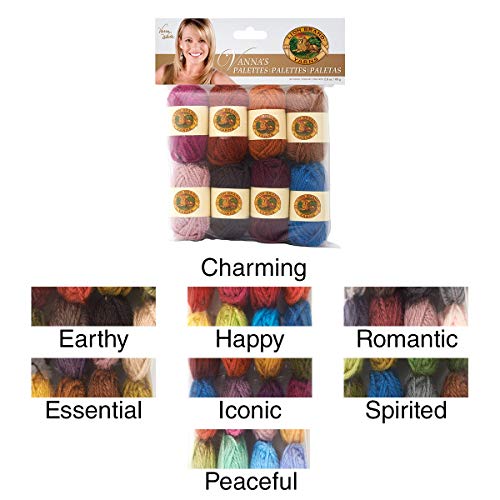 Lion Brand Yarn 865-205 Vanna's Palettes Yarn, Essential - color: Essential