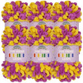 JubileeYarn Fun Finger Pride Loops Yarn - 100g/Skein Jumbo Polyester - Dürrge - 6 Skeins - color: 055 Dürrge