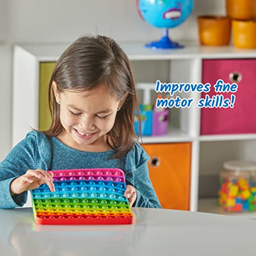 hand2mind Hundred Board Sensory Bubble Popper,Pop Fidget Toys for Kids,Multiplication Board,Math Manipulatives Kindergarten,Fine Motor Toys,Fidgets for Classroom,Calm Down Corner Supplies,(Pack of 2) - size: One Size (Pack of 2)