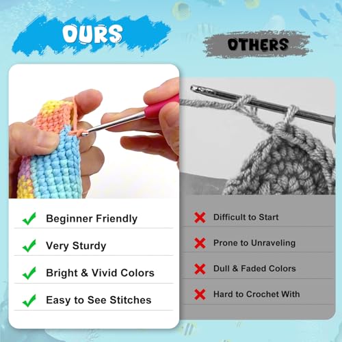 Totiro Crochet Kit for Beginners, Ducks Amigurumi Starter Kit, Easy DIY Craft Set with Step-by-Step Video Tutorials, 2 Pack Animal Crochet Pattern Learning Kit for Teens Adults Birthday Gift - color: Sister Ducks