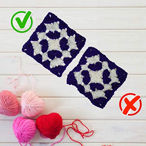Red Suricata Knit Blocking Bundle (CMs Grid) | Extra Thick Blocking Mats for Knitting & Curved Knit Blocking Comb Set & Adjustable Sock Blockers - All in one Storage Bag - size: CMs grid