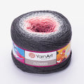 Yarn Art YarnArt Flowers Yarn 55% Cotton 45% Acrylic 250gr 1094yds Multicolor Cotton Yarn Rainbow Crochet Yarn Spring Summer - 1 Fine Sport Skein (279) - color: 279