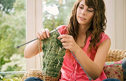 KnitPal 16-Inch (40cm) Aluminum Knitting Needles Set for Blankets - 3 Pairs | US Sizes 13/9mm, 15/10mm, 17/12mm -Straight Knitting Needles Set Single Pointed - Metal Knitting Needles with eBook - size: US 13, 15, 17 (9mm, 10mm, 12mm), 16 inches