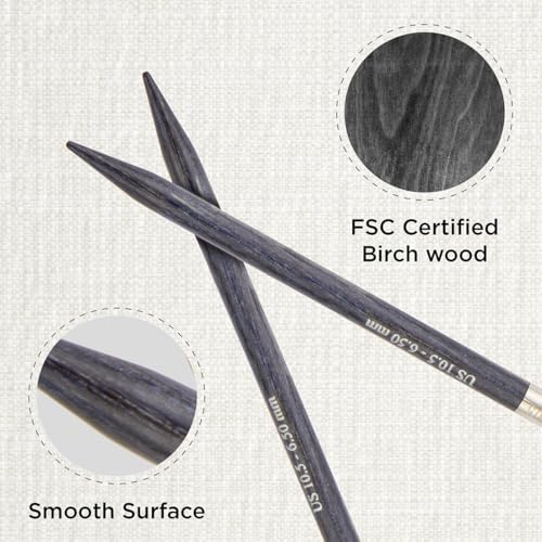 KnitPro Dreamz Fixed Circular Needles 16" (40cm) | US Size 10.5 (6.5mm) - size: US 10.5 (6.5mm)