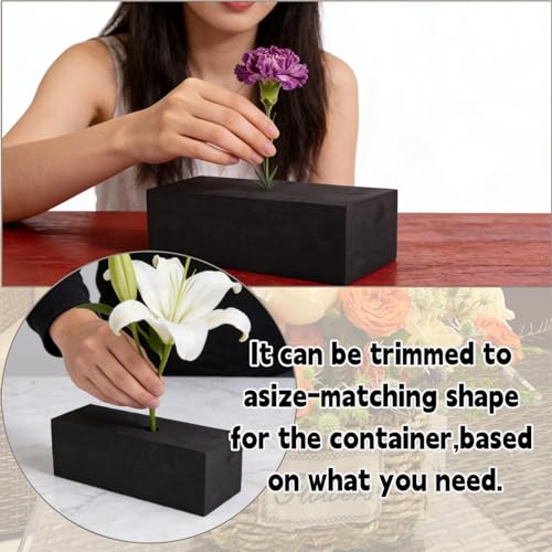 8 Piece Reusable Floral Foam Blocks, 7.8 x 3.5 x 2.4 Inch, Water Resistant, for Artificial Flower Arrangements, Outdoor Planters, Wedding Decor (8, 7.8 x 3.5 x 2.4) - size: 7.8 x 3.5 x 2.4