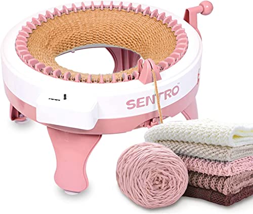SENTRO Knitting Machine 48 Needles with Row Counter, Crochet Knitting Loom Machine for Beginners - size: 48 Needles