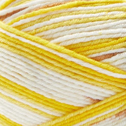 Premier Yarns Fruits Yarn, Acrylic Sock Weight Yarn for Crocheting and Knitting, 235 yds, Banana - color: Banana