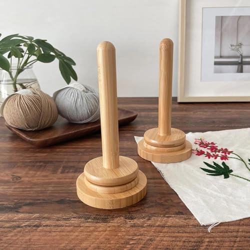 1Pc Detachable Yarn Winder, Desktop Rotating Spool Holder, Suitable for Storing and Organizing Yarn Balls.