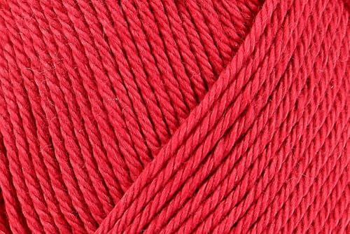 1 Skein/Pack Schachenmayr (SMC) Catania Originals Yarn, Each Ball 1.76 Oz (50gr) / 136 Yards (125 m), 100% Mercerized Cotton for Knitting and Crochet Yarn, Sport Weight, 258 - Strawberry - color: 258 - Strawberry