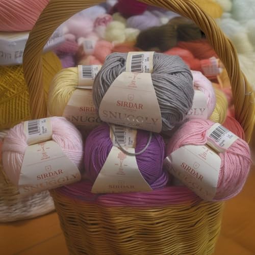 Sirdar - Snuggly 100% Cotton Knitting Yarn - Spearmint (# 767) - color: Spearmint (# 767), size: DK