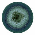 Scheepjes Cotton Whirl Yarn Cake, 1094yd – 724 Underwater World, 1 Cake - color: 724 Underwater World