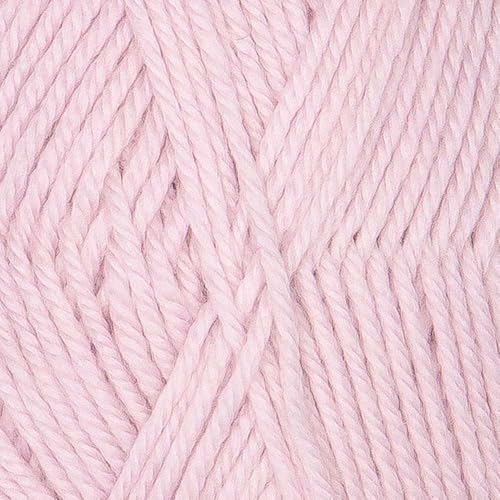 100% Superwash Wool Yarn 6 Skeins 300g DK Weight Knitting Crochet Baby Pink | Sourced from Peru for breathable warmth and 654yd total length per 300g pack ideal for soft baby garments hats and sweaters - color: Baby Pink