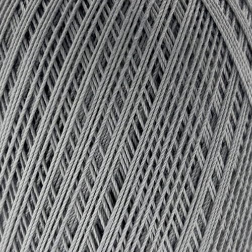 S Sensy Classic Size 10- Mercerized Giza Cotton #0 Lace Yarn Gray 618 Yards - color: Gray, size: 1 Skein