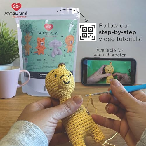 Red Heart Amigurumi Safari Kit - color: Safari