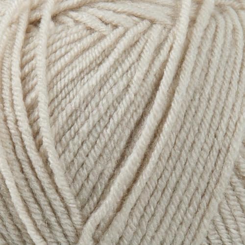 Mary Maxim Maximum Value Acrylic Yarn for Crocheting and Knitting, Soft Worsted Weight Yarn 4, Ideal for Blankets, Sweaters, Hats, and Scarves, 8 oz Skein (474 Yds), Cottonwood - color: Cottonwood