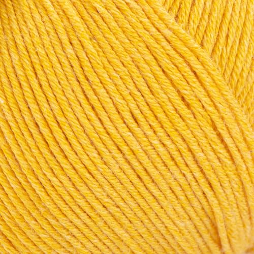 YarnArt Baby Cotton Yarn 4-Pack – Soft Knitting Yarn for Baby & Summer, 50% Cotton 50% Acrylic, 1.76 Oz Each, 180.44 Yds/Skein – Ideal for Amigurumi & Crochet Projects (432) - color: 432
