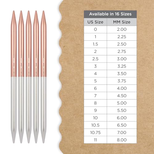 Knitter’s Pride Rosemist Double-Point Needle 6""(15cm) - US 10.75(7mm) - size: 7.00mm