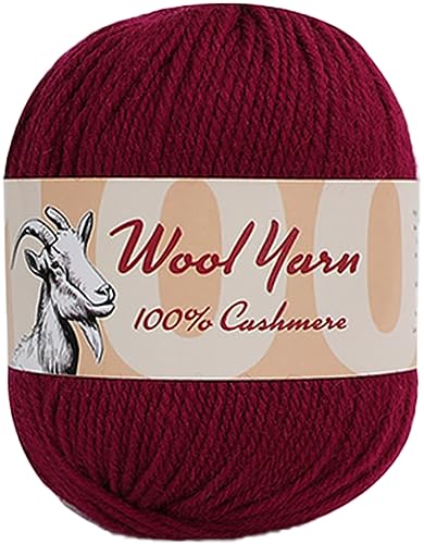 100% Cashmere Wool Yarn (Pack of 10) by Yonkey Monkey 500gr Imported Knitting Crochet (Persian 05) - color: Persian 05