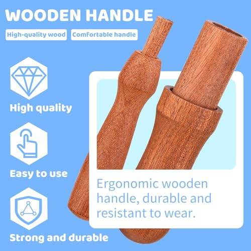 OEHPICC 102Pcs Felting Needles Kit, Felting Tools with 2 Wooden Handles | 3 Sizes Felting Needles (36/38/40 Gauge) for All Wool Felting Projects - color: 102 Pcs