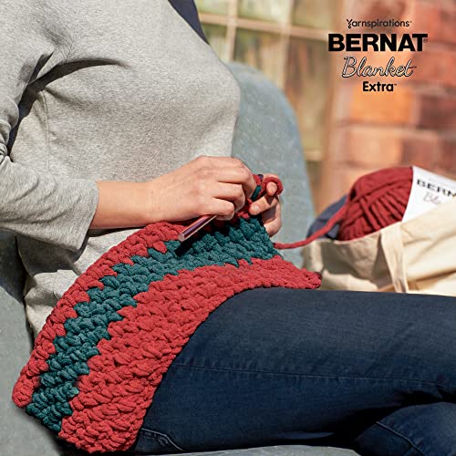 Bernat Blanket Extra Chunky Chenile Acrylic Yarn - (Pack of 2) - color: Silver Steel, size: 2 Pack