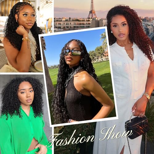 Beauty Youth Pixie Curly Miracle Knots Human Crochet Hair 75g 18 Inch | Feather Crochet Hair For Black Women, Easy Install, Reusable, Invisible Finish, Natural Look, Lightweight, Tangle Free - color: 75g Pixie Crochet Hair Natural Black, size: 18 Inch