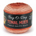Mary Maxim Bag-O-Day Tonal Hues Ombre Yarn for Crocheting and Knitting, Medium Worsted Weight Anti-Pilling Acrylic Yarn Cake - 280 Yards, 5.3 OZ, Burnin' Through The Sky - color: Burnin' Through The Sky