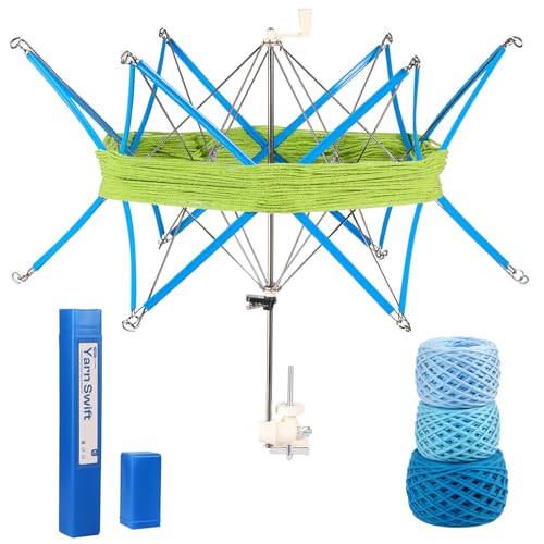 Caydo Yarn Swift Y1, Portable Metal Umbrella Holder for Knitting & Crochet | Compact Lightweight Adjustable Angle/Height, Great Helper for Yarn Winding, Ideal Craft Tool for Crocheters & Knitting Lovers - color: Yarn Swift