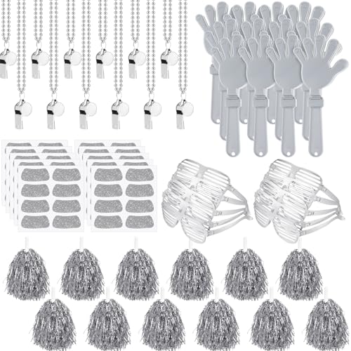 Realspring 148 Pcs Team Spirit Accessories for Sport Events - color: Silver