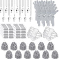 Realspring 148 Pcs Team Spirit Accessories for Sport Events - color: Silver