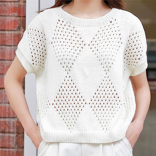 Fine Weight Knitted and Crocheted Cotton Yarn, 100% Long Staple Cotton Yarn, Baby Sports, 2 Packages of 100g/3.52oz (Per Skein 50g/162yards)-Jade White - color: PM12-Jade White