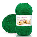 Mary Maxim Twinkle Baby Yarn for Crocheting and Knitting, Green Fingering Weight Yarn for Baby Blankets and Clothing 230 Yards Per 1.75 OZ Skein - Grass - color: Grass