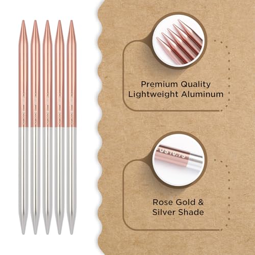 Knitter’s Pride Rosemist Double-Point Needle 8""(20cm) - US 10.75(7mm) - size: 7.00mm