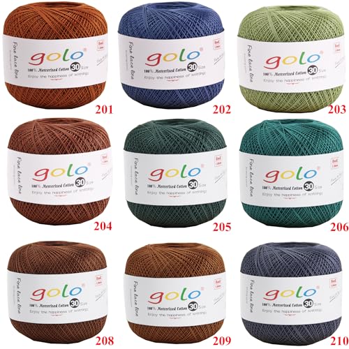 golo Crochet Thread for Hand Knitting Green Yarn 3346 - color: 3346 Green