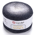 Yarn Art YarnArt Flowers Alpaca 20% Alpaca 80% Acrylic Weight 8.82oz Length 1028 Yards Multicolor Rainbow Crochet Winter Yarn Weight 2 Sport (Antique, 410) - color: 410, style: Antique