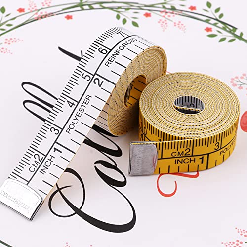Soft Flat Ruler Body Measuring Ruler Sewing Tailor-Tape Measure 150cm/60inch Centimeter Meter Sewing Measuring Tape