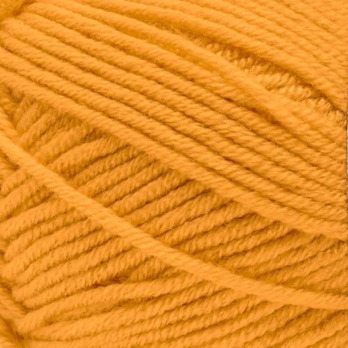 Estako DailyKnit-DK Anti-Pilling Soft Yarn, DK 3, Mustard Yellow, 4-Pack | crocheting projects, 100% acrylic, light weight, 400 g, 1092 yds, baby blankets, amigurumi, granny squares, machine washable - color: 80020 - Mustard Yellow, size: Pack Of Four
