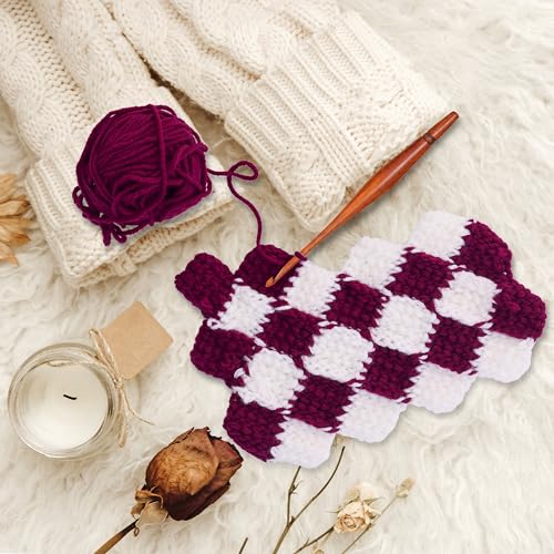 Ommi Ergonomic Handle Crochet Hooks | Handcrafted 6.7’’ Padauk Wood Crochet Hook | Knitting Needle, Craft Yarn Weave | Best Gift! (Padauk, 5.5 mm) - color: 5.5 mm