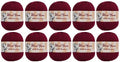 100% Cashmere Wool Yarn (Pack of 10) by Yonkey Monkey 500gr Imported Knitting Crochet (Persian 05) - color: Persian 05