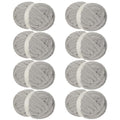 Franel Light Gray Chunky Chenille Yarn for Hand Knitting Blanket (8 Pack, Total 64oz) - Shed-Resistant Fluffy Jumbo Yarn for Crocheting, Super Bulky Big Yarn for DIY Throw, Pre-Wound & Tangle-Free - color: 09