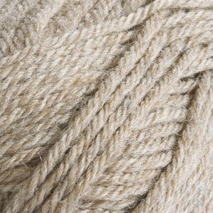 Knit Picks Wool of the Andes Beige 100% Wool Yarn Pack for Knitting | 10 skeins (500g total) of soft worsted weight crocheting yarn in Mink Heather color, good for felting. - color: Mink Heather