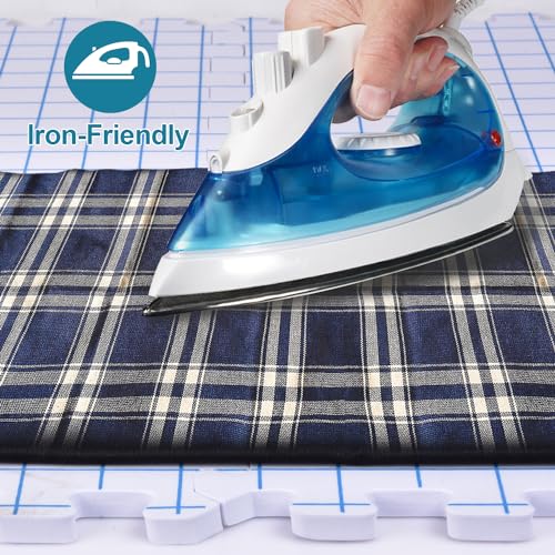 Interlocking Blocking Mats - 4-Pack Blocking Mats for Knitting and Crochet Projects, 12'' W x 12'' L Knitting Blocking Mats with 50 T-Pins