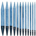 Lykke Needle Tips Driftwood Interchangeable Indigo 8 US, 3.5\ - size: Indigo 3.5" IC US 8 (5.0 mm)