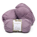 100% Superwash Wool Yarn 3 Skeins 150g DK Weight Knitting Crochet D. Lilac | Sourced from Peru for breathable warmth and 327yd total length per 150g pack ideal for soft baby garments hats and sweater - color: Dreamy Lilac