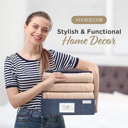 Open Front Trapezoid Closet Bins, Closet Storage Organizer for Shelves - color: Navy Blue