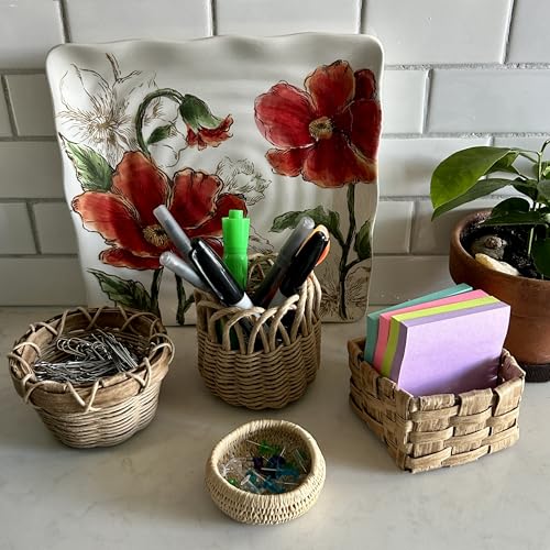 Traditional Craft Kits - Beginner Basket Kit - Set of Four: Coil, Plaited, Twined, Wicker