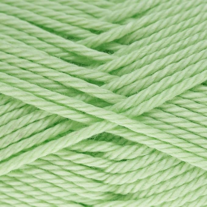 Troyarn Desert Giza Cotton (2- Skeins Pack) 100% Mercerized Giza Cotton Yarn Super Fino Worsted Weight #1 Soft Knitting and Crochet Yarn (2 x 1.76 oz) / (2 x 137 Yds) (11058 - Pistachio) - color: 11058, size: 2 Skein