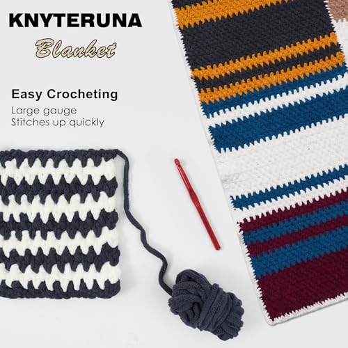 #6 Super Bulky Blanket Yarn for Crocheting - 4 Skeins(Each 10.5oz/300g, 220yds/201m), Chunky Chenille Thick Plush Big Soft Yarn for Crocheting Knitting Blankets, Charcoal Grey - color: Charcoal Grey